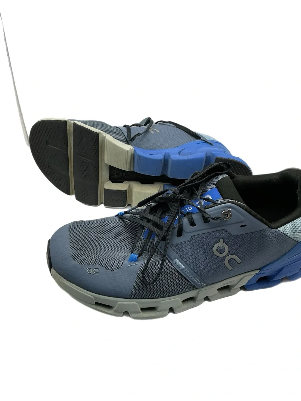 On Cloudflyer Men’s 12.5 Running Shoes Blue Gray CloudTec Athletic Sneakers